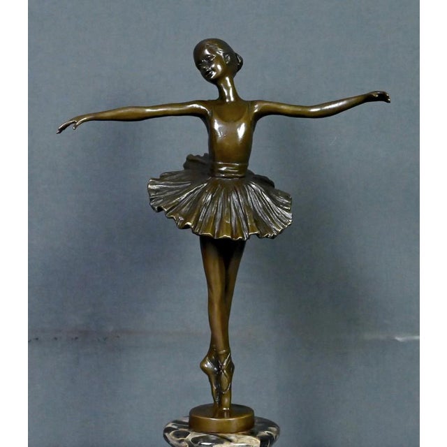 Crespain, Ballerina, Early 20th Century, Bronze For Sale - Image 4 of 14
