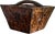 Antique Chinese Black Lacquered Elm Rice Measure Vessel “Dou”, Late Qing / Republic For Sale
