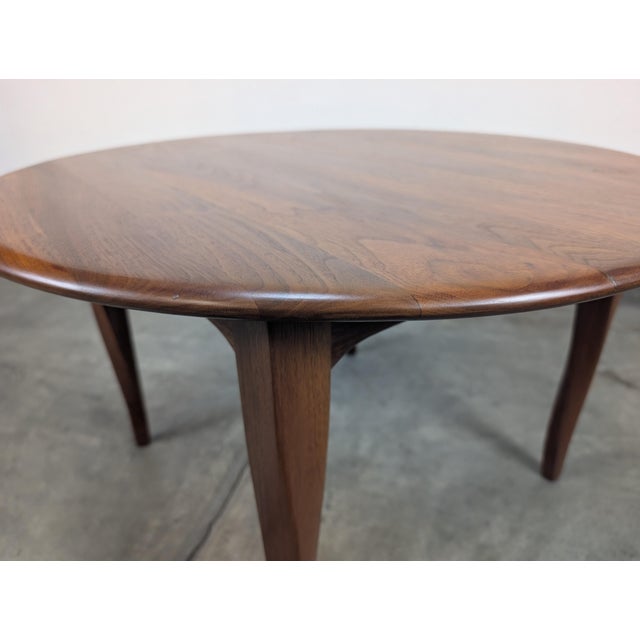 Wood Vintage Mid-Century Modern Solid Teak Coffee Table With Sculptural Twisted Legs, c.1960s For Sale - Image 7 of 10