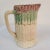 Art Nouveau Antique French Majolica Barbotine Asparagus Pitcher For Sale - Image 3 of 5