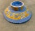 Contemporary Yellow Blue Bird Ceramic Pottery Bowl For Sale - Image 3 of 4