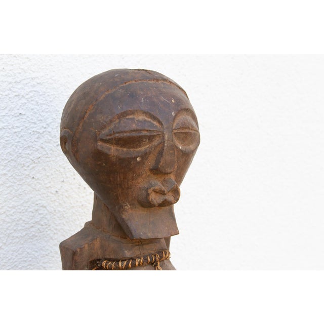 African Antique Songye Carved Guardian Figure For Sale - Image 3 of 12
