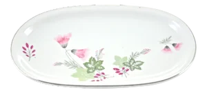 Pink Bavarian Porcelain Tray