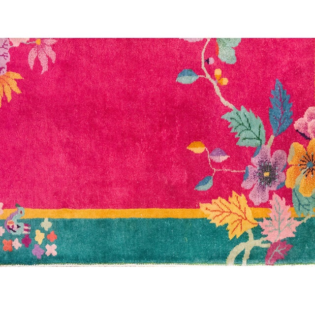 Early 20th Century Chinese Art Deco Rug For Sale In Chicago - Image 6 of 15
