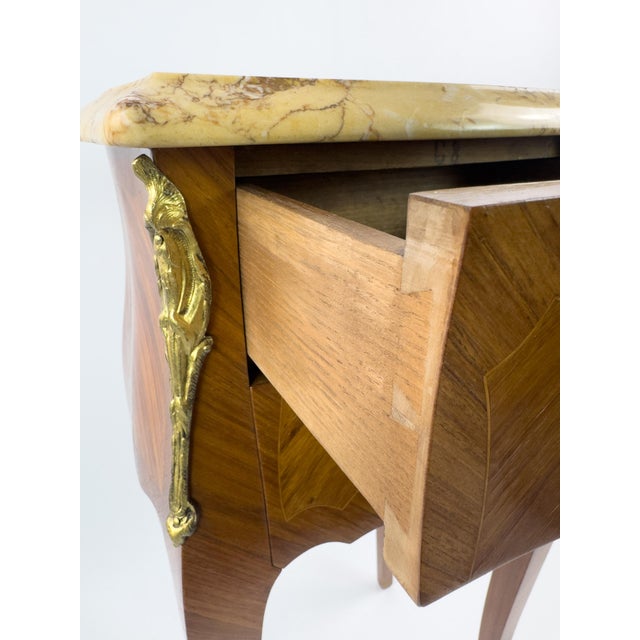 Wood 19th Century French Empire Mahogany Gueridon With Marble Top For Sale - Image 7 of 14