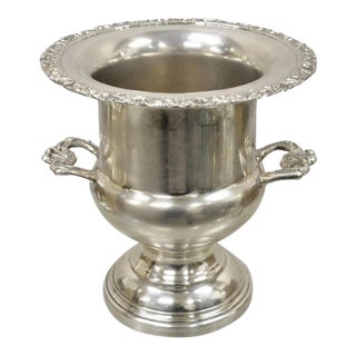 Vintage W&s Blackinton Silver Plated Trophy Cup Urn Champagne Chiller Ice Bucket For Sale