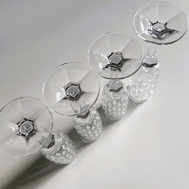 Glass Ralph Lauren Aston German Crystal Champagne Flutes- Set of 4 For Sale - Image 7 of 9