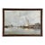 French Fishing Port Oil Painting by Emile Godchaux For Sale