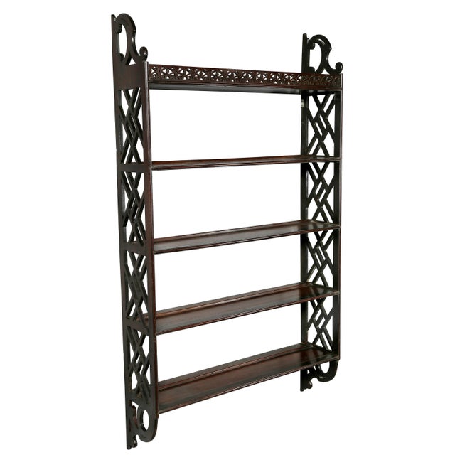 Wood George III Mahogany Hanging Shelf For Sale - Image 7 of 7