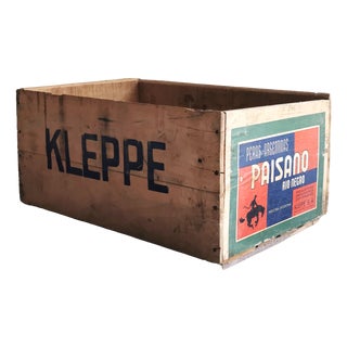 Vintage Argentinian Fruit Box from Kleppe S.A., 1950s For Sale