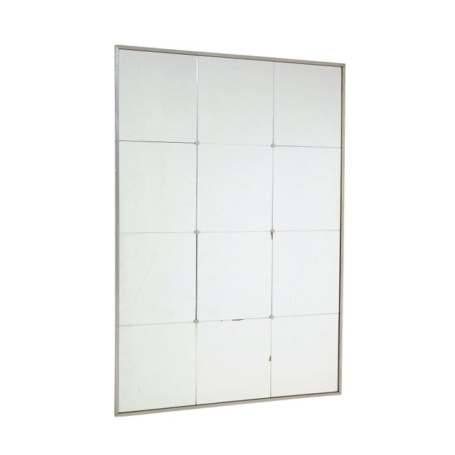 Mid-Century Modern Mid-Century Scandinavian Wall Mirror with Grey Frame, 1960 For Sale - Image 3 of 6