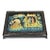 Russian Hand Painted Lacquerware Palekh Table Box For Sale