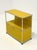Modular USM Haller cabinet in yellow. This iconic system furniture is constructed of metal panels and a chrome-plated...
