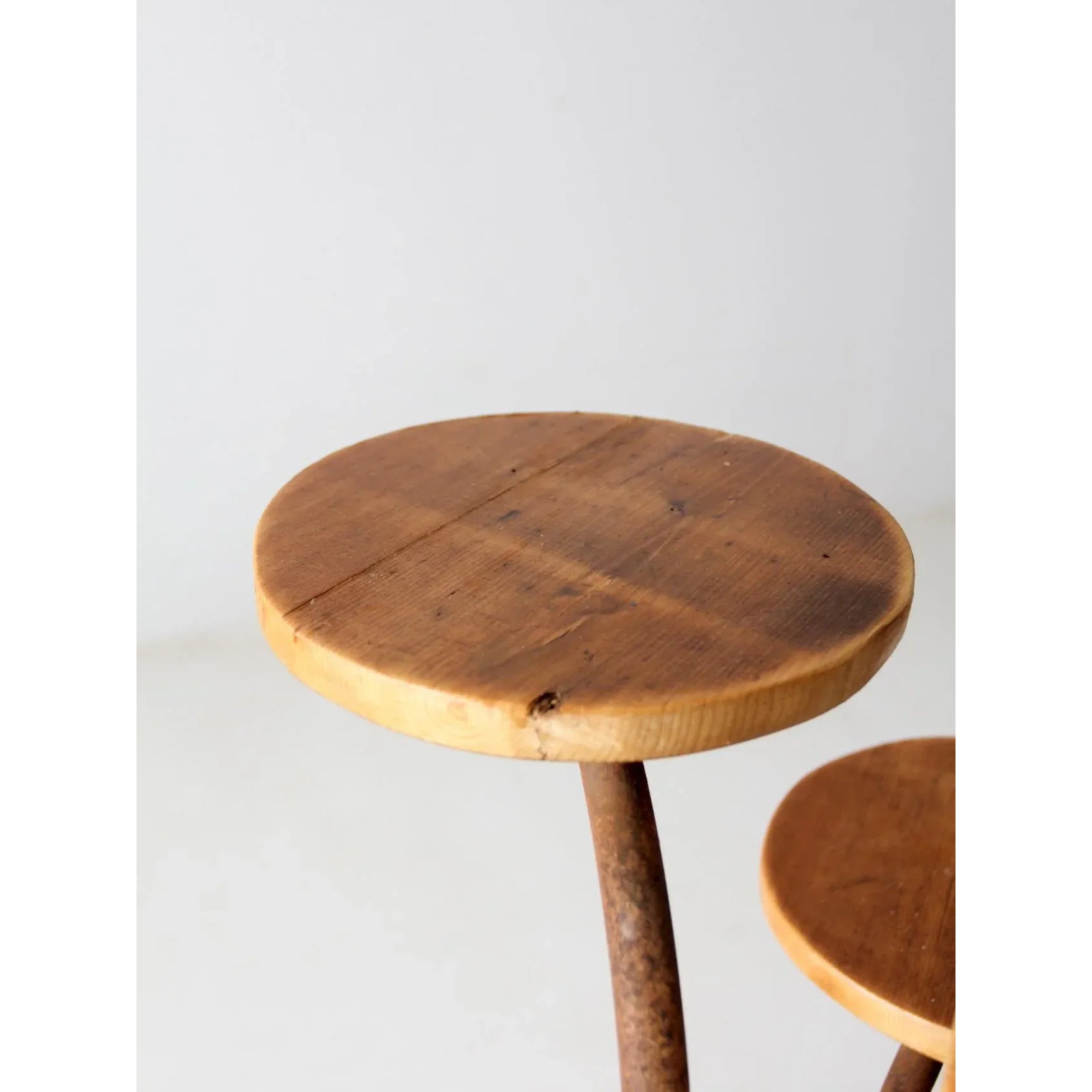 Vintage Mid-Century Tiered Bamboo-Style Plant Stand