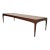 Gio Ponti Style Low Coffee Table Tapered Legs Walnut Mid-Century Modern Italy 70 For Sale