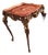 Intervention No, 16 Mid-Century Italian Hollywood Regency Gilt Cherub Table With Floral Marquetry Top For Sale