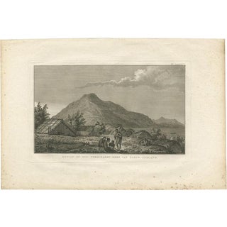 J. Cook, A Village in New Zealand, 1803, Print For Sale