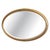 Glass Large Italian Gilt Oval Mirror, 1900s For Sale - Image 7 of 7