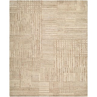 Bergamo Handmade Rug Sandstone 10x14 For Sale