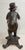 Large Antique European 1800's Carved Wood Fiddler Violinist Sculpture Statue Music For Sale - Image 15 of 18