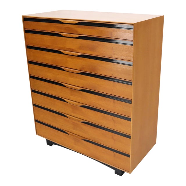 Large Eight Drawers Tall Dresser Chest For Sale