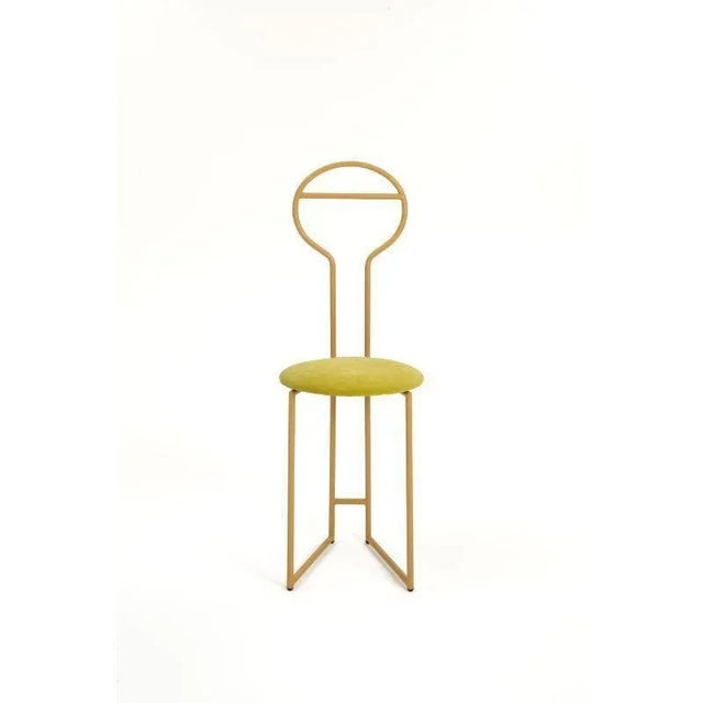 Joly chairdrobe gold hb velvetforthy chartreuse by colé italia with lorenz & kaz (2019) dimensions: h.105/seat h. 45 d.38...