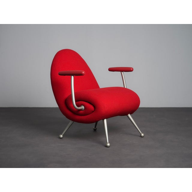 Chiocciola Lounge Chair by Roberto Semprini for Arredaesse, Italy, 1994 For Sale - Image 11 of 11