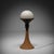 Large Earthy Ceramic and Opaline Glass Floor Lamp from Doria Leuchten, Germany, 1970s For Sale - Image 11 of 11
