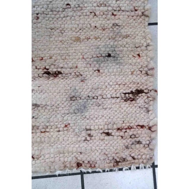 Beige 1970s Handmade Vintage Indian Kilim For Sale - Image 8 of 12