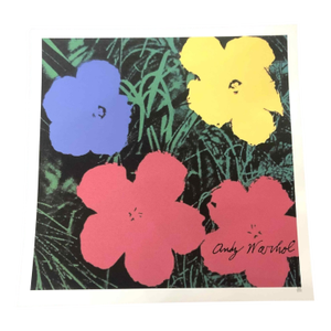 1990s After Andy Warhol "Poppy Flowers" Lithograph