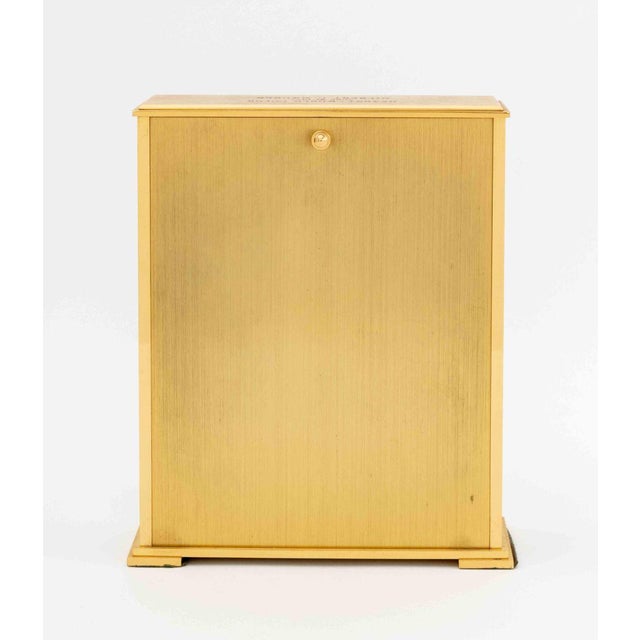 Tiffany & Co. Brass Mantel Clock For Sale - Image 9 of 11