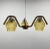 Black Wood & Glass Chandelier attributed to Wood Humpolec, 1960s For Sale - Image 8 of 8