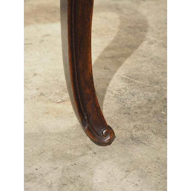 French Louis XV Walnut Wood Table a Jeux Game or Side Table, Circa 1750 For Sale - Image 16 of 18