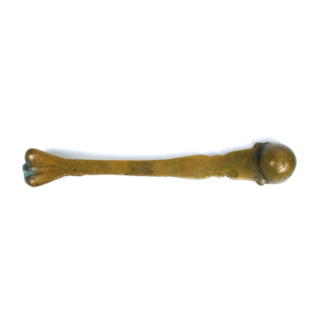 Mid 20th Century Solid Copper Cobra Head Handle Candle Snuffer For Sale - Image 4 of 4