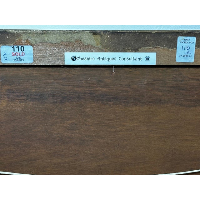 19th Century Oil Painting Winter Monarch of Glen Stag Deer Starlit Sky Highlands Loch Fyne For Sale - Image 12 of 12