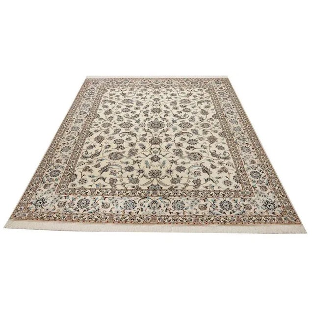 Nain Floral Pattern Rug For Sale - Image 4 of 11