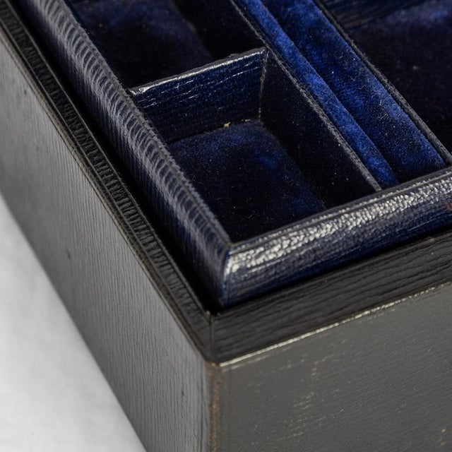 20th Century Leather Jewellery Box, 1920s For Sale - Image 13 of 18