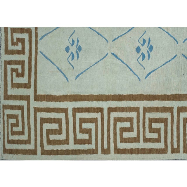 Turkish Turkish Kilim Oriental Handmade Flatweave 18'4" x 19'3" #18014 For Sale - Image 3 of 8