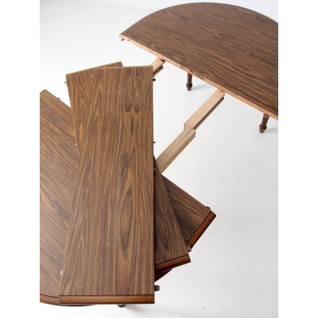Vintage Colonial Revival Extension Dining Table For Sale - Image 6 of 18