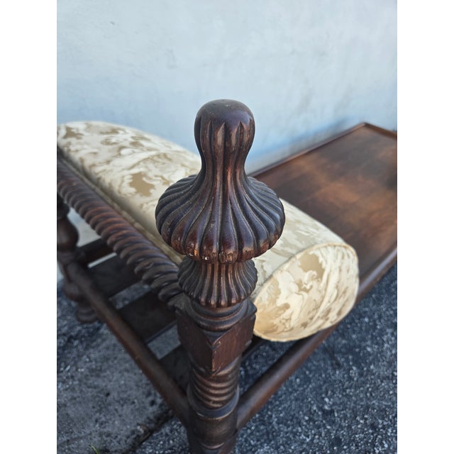 Late 19th C Anglo Indian Chaise Lounge Original Condition For Sale - Image 13 of 14