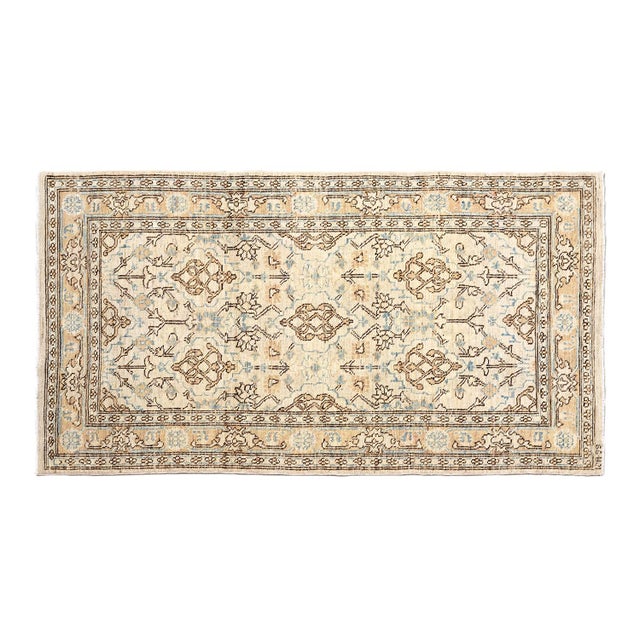 3' X 5' Fine Luxury Ivory Ariana Traditional Persian Design Area Rug For Sale - Image 9 of 9