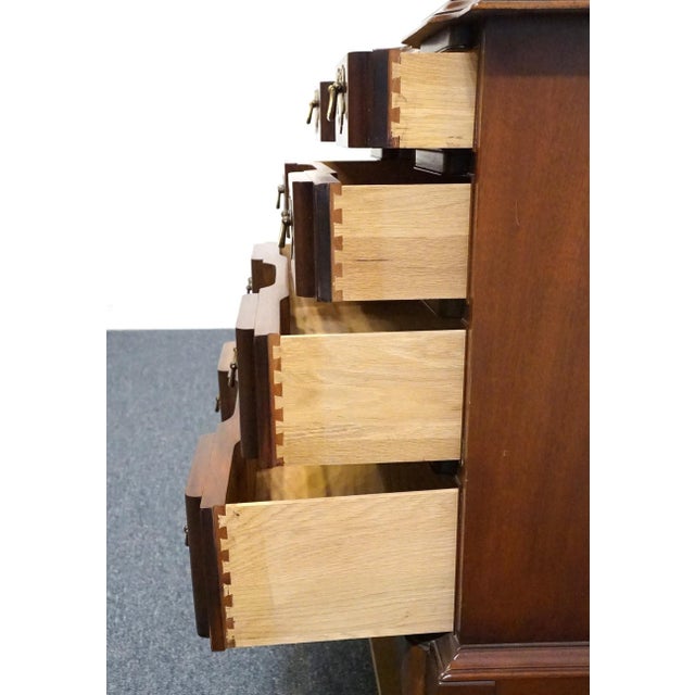 Wood Hickory Chair Co. Historic James River Collection Solid Mahogany Traditional 35" Gentleman's Chest For Sale - Image 7 of 12