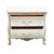Late 20th Century Thomasville Furniture Debussy Collection Off White Painted French Provincial 29" Two Drawer Nightstand 9455-810 For Sale - Image 5 of 12