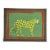 Leopard Safari Folk Art Expressionist Green Sienna Burnt Umber Original Painting Cleo Plowden For Sale