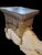 1980s Large Vintage Plaster Camel Palm Beach Regency Garden Stool For Sale - Image 5 of 11