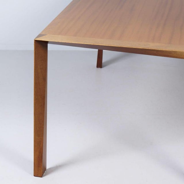 Brown Dutch Dining Table by Peter Overdijk for Frozen Fountain, Amsterdam, 1990s For Sale - Image 8 of 10