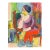 1960s Katharine Yares Modern Pastel of a Seated Lady For Sale