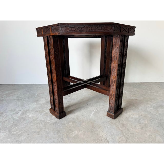 Vintage Drexel Heritage Chinese Chippendale-Style Octagon