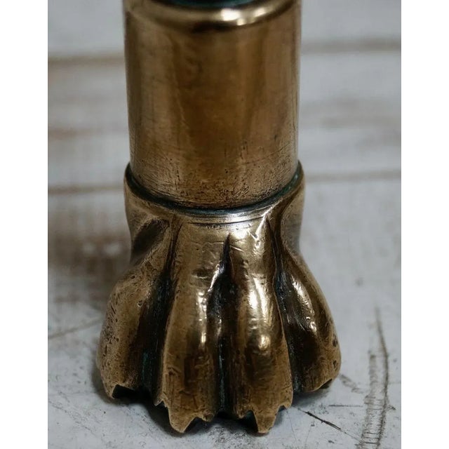 Brass Claw Feet Coffee Table, 1970s For Sale - Image 11 of 14