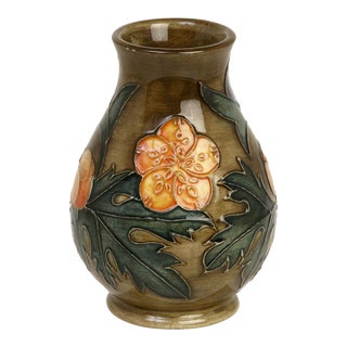 Moorcroft Floral Tube-Lined Small Vase, 1947-1953 For Sale